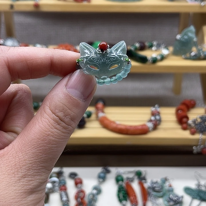 翡翠未镶嵌戒指88888222