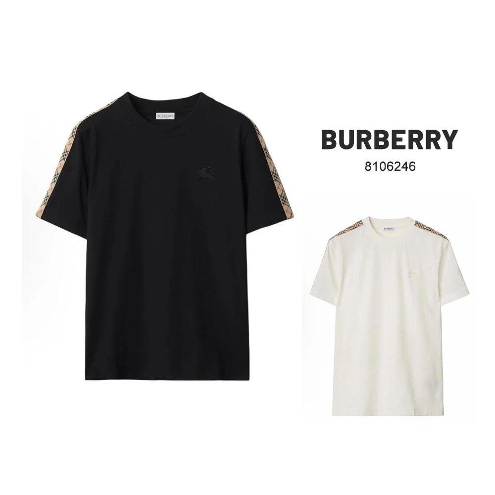 未使用 BURBERRY/博柏利 博柏利T恤香港棉质圆领短袖 T恤