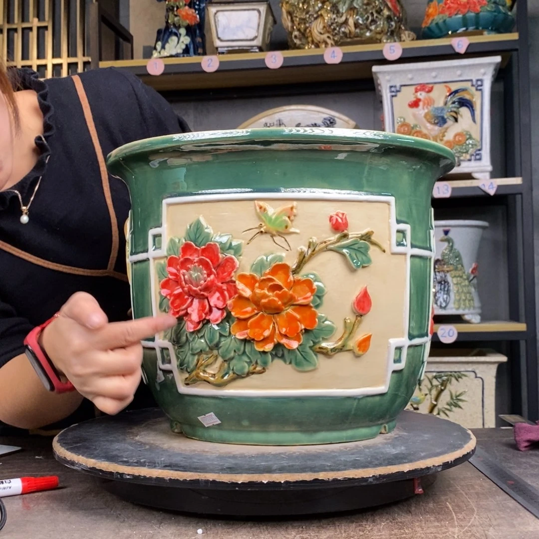 红陶ℋ****?12气孔绿色