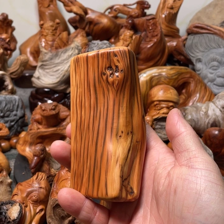 柏木纹理手把件手把