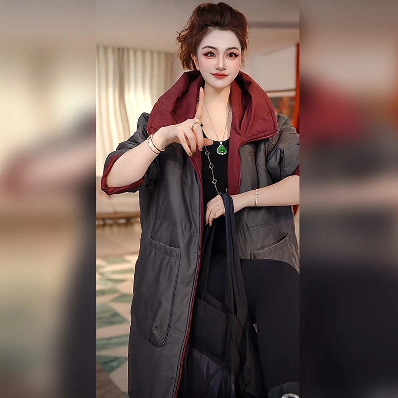 【Linda姐高端线】冬季时尚气质休闲宽松女装棉服外套AF5WMF0439