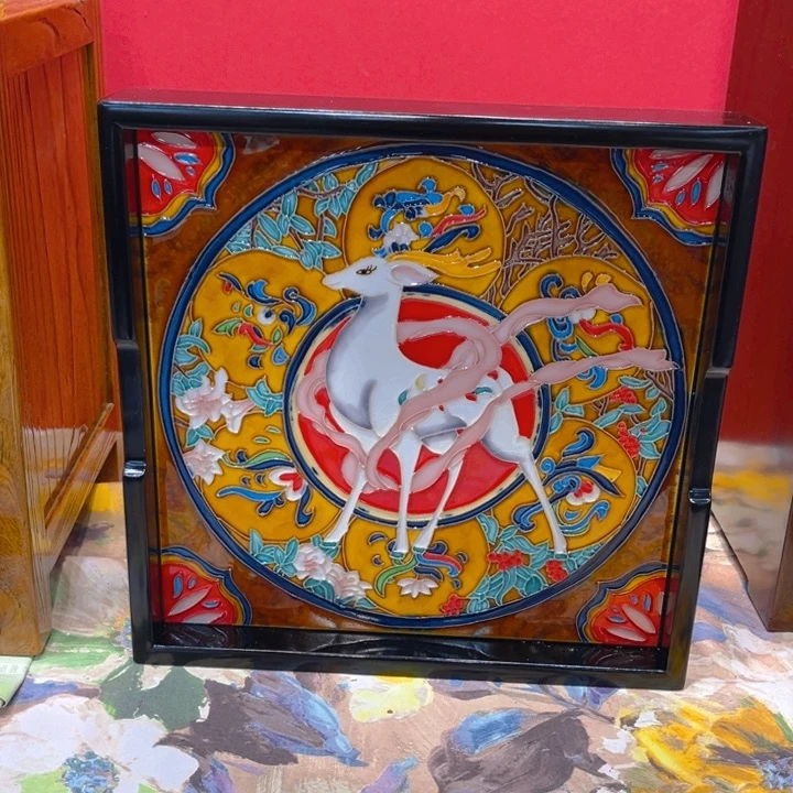 一体款瓷板画艺术作品