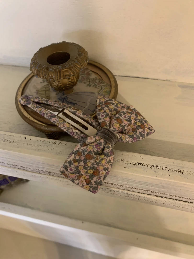 【un Reality】B2407韩国蝴蝶结边夹碎发夹自制原创设计发饰