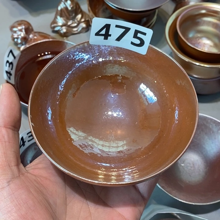 满***色柴烧茶具陶瓷杯子