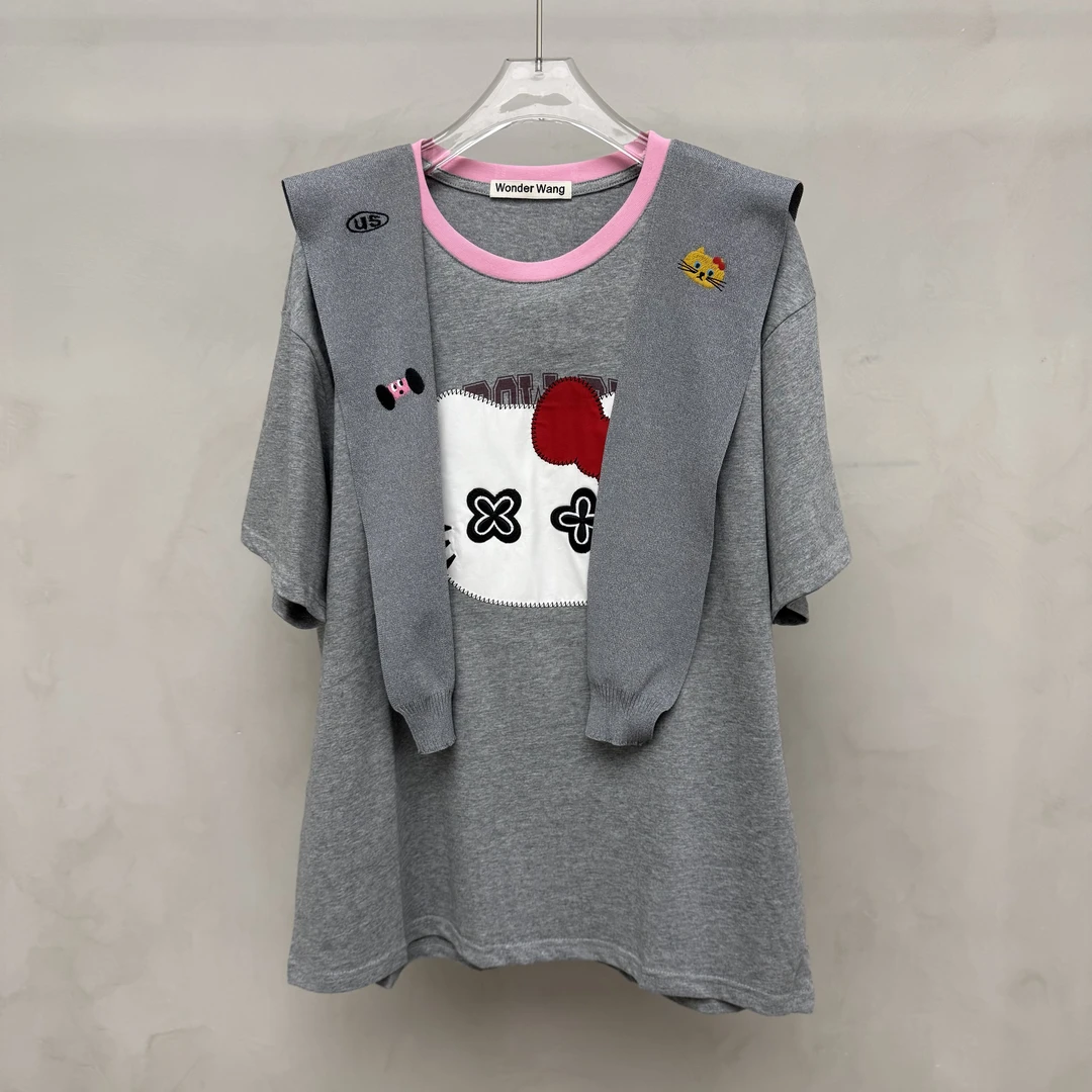 AN9.Studio︱新款Kitty披肩T恤A200