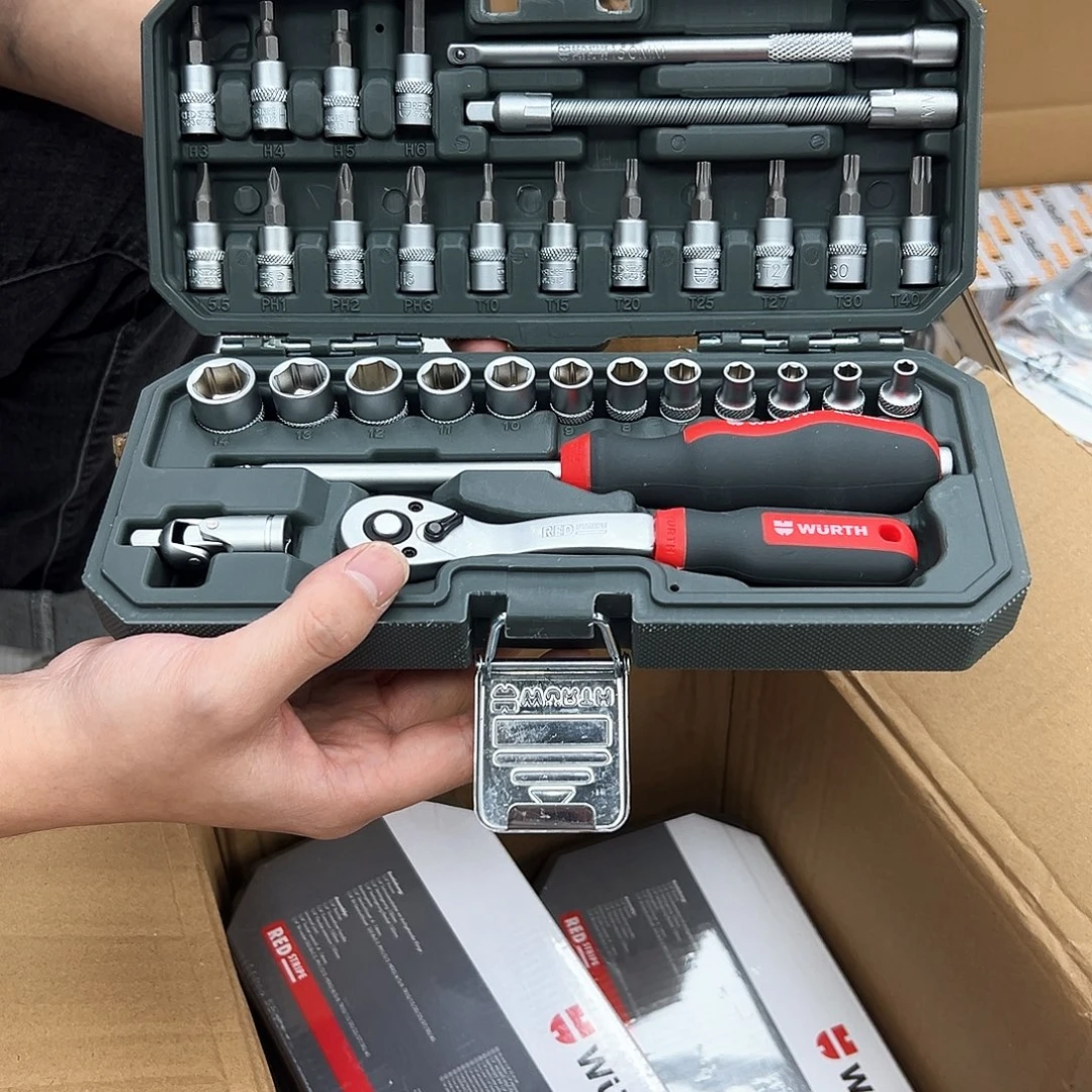 德国伍尔特小飞棘轮扳手套筒组套