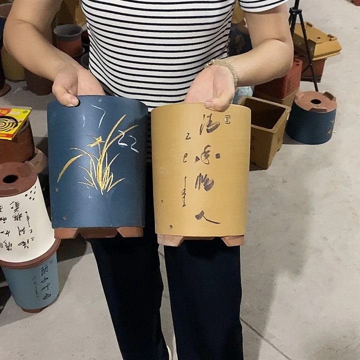 紫砂花盆紫砂花盆