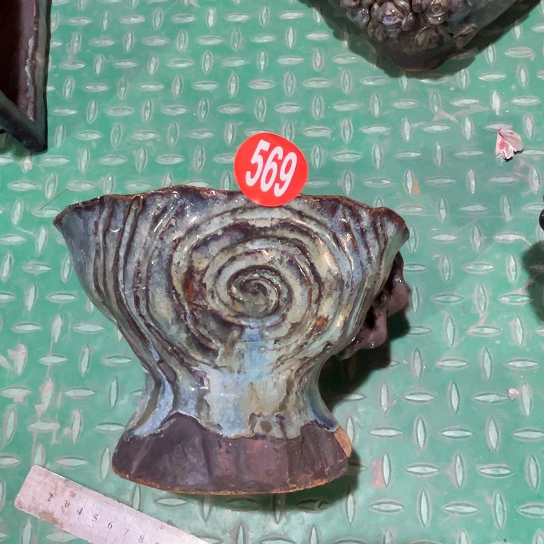 微瑕8 号陶然花器手工花盆