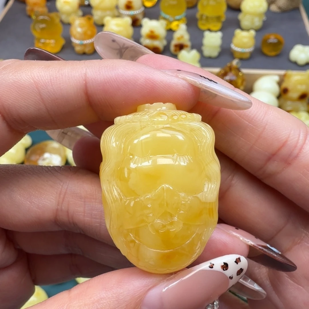 琥珀未镶嵌裸石蜜蜡