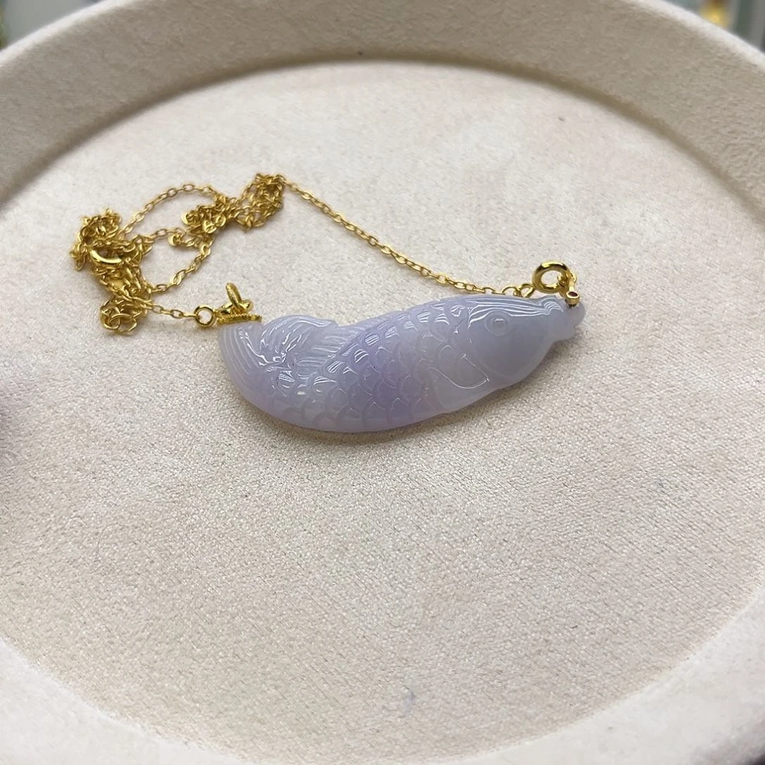 翡翠未镶嵌吊坠(赠链)翡翠吊坠