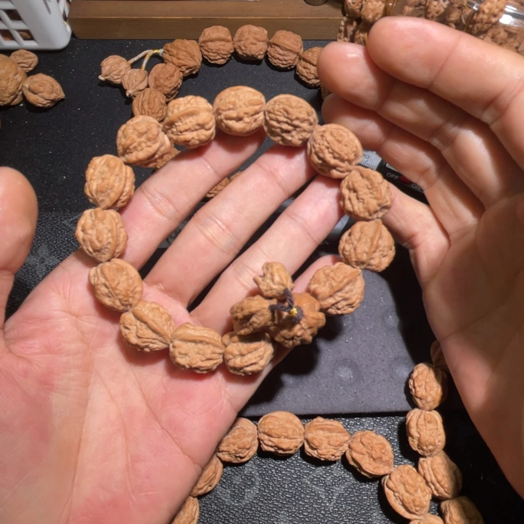 蝎***️手串文玩核桃嵩山蛤蟆头无削尖无泡药