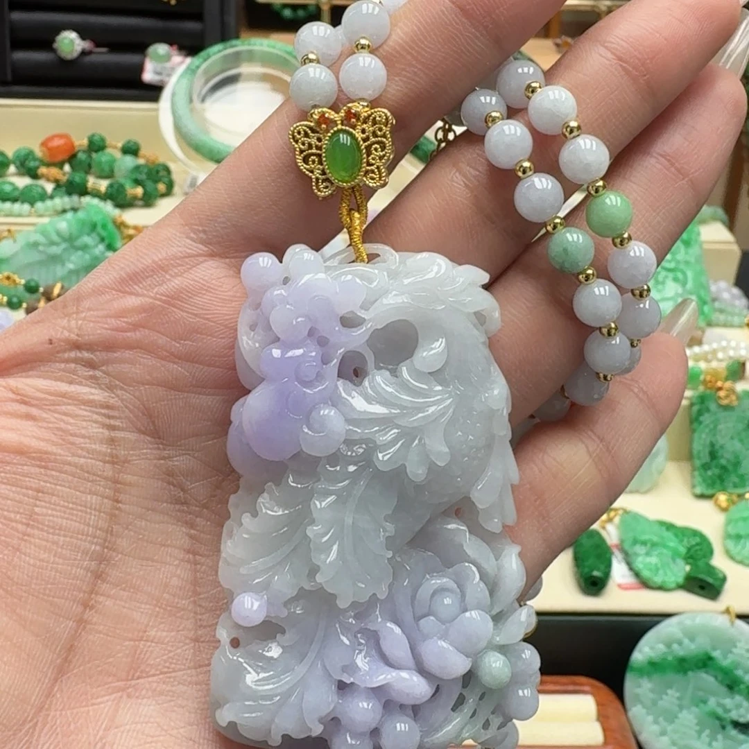 翡翠未镶嵌颈饰翡翠吊坠