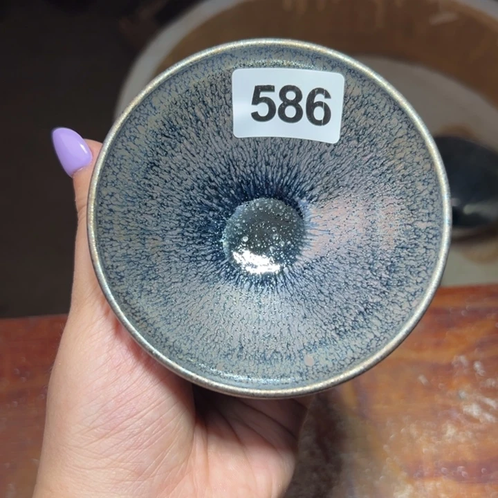 茶盏柴烧开窑全手工586