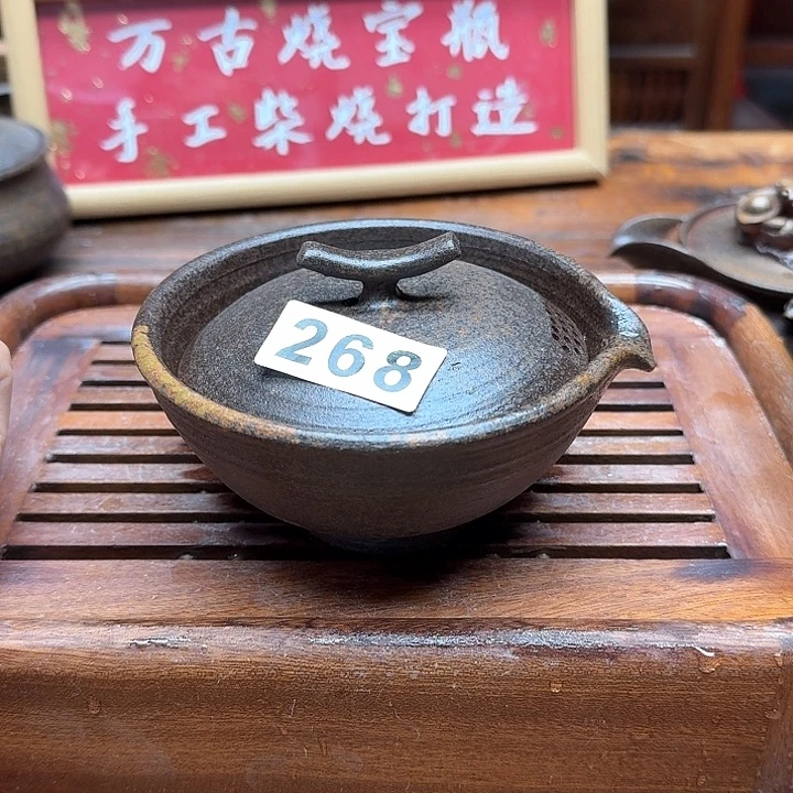纯手工制作粗陶茶具