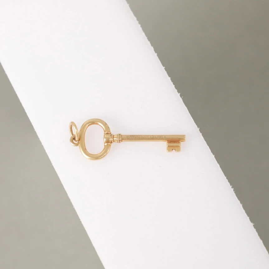 95新 Tiffany & Co./蒂芙尼 椭圆钥匙吊坠/0004