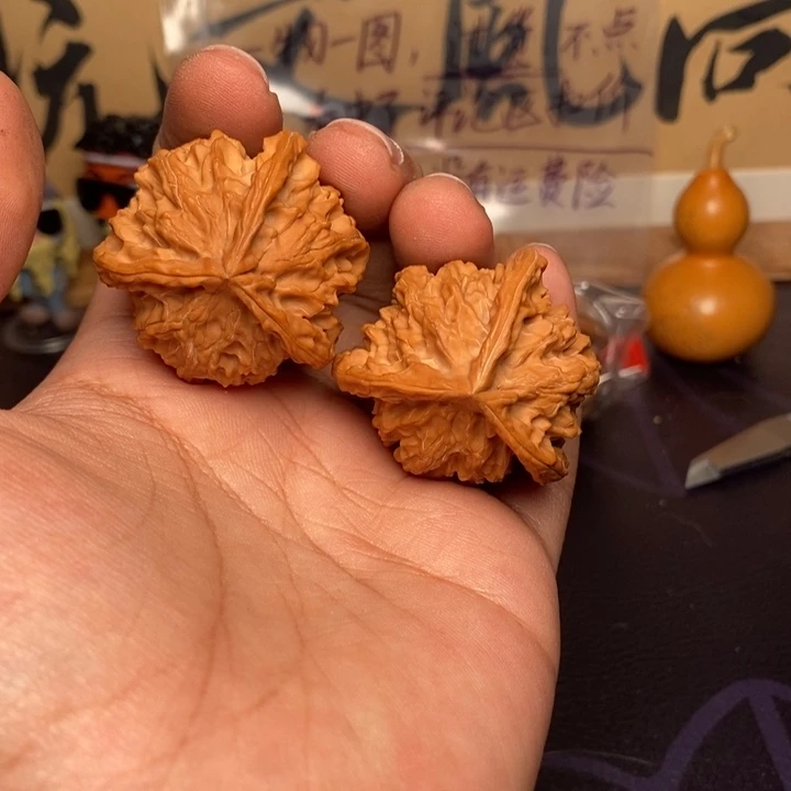 文玩核桃吊坠38.5全品正磨盘山