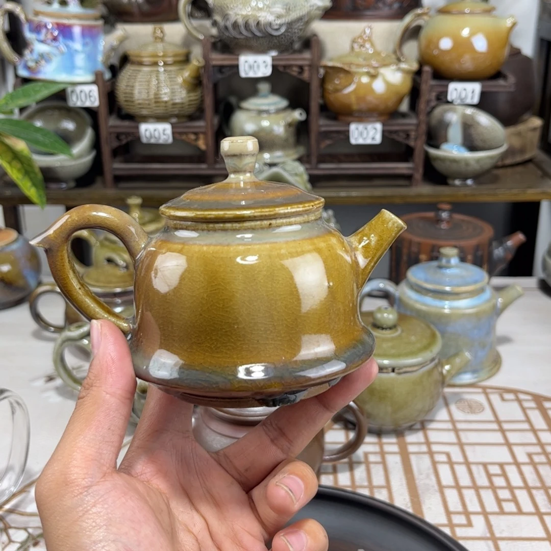 180cc白泥柴烧金钟壶