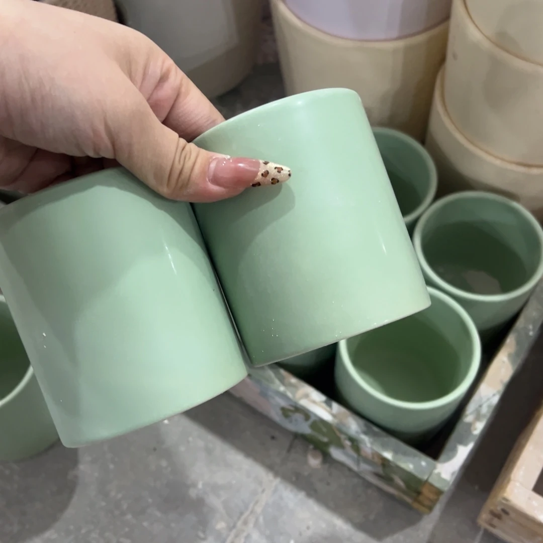 有孔陶瓷花盆，满10米包邮发货