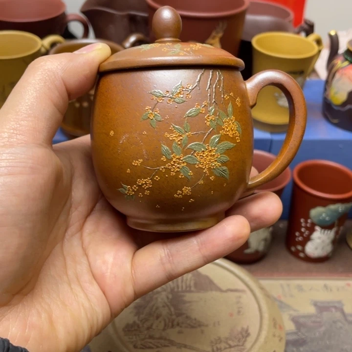 紫砂茶杯紫砂主人杯