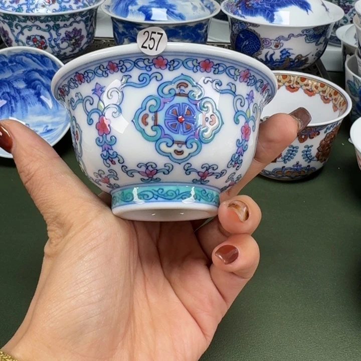 沙沙手工手绘茶具257