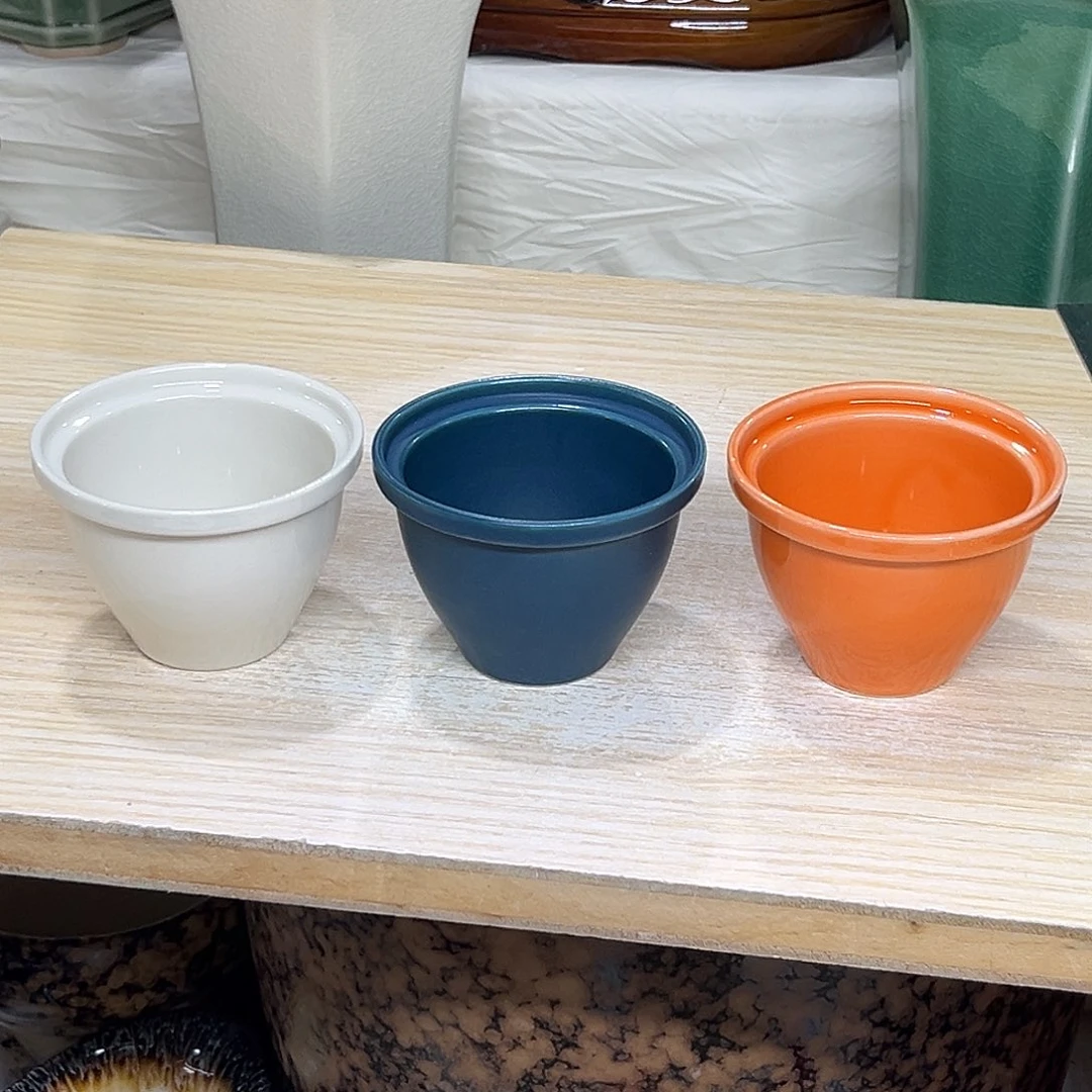 陶瓷绿植多肉微瑕花盆口径7.5*5.5