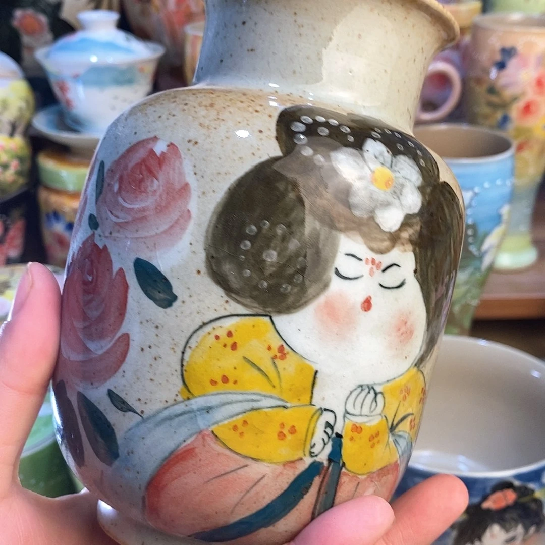 瓷片手绘陶赶紧来看看吧