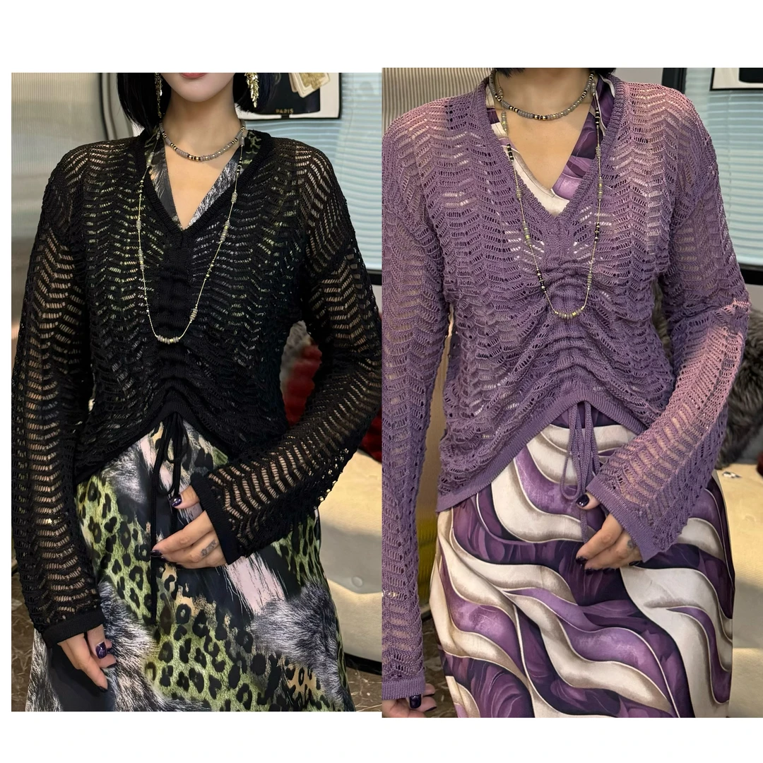 SONG-原创【外套-遇见美好】新款针织透气时尚百搭显瘦气质长袖