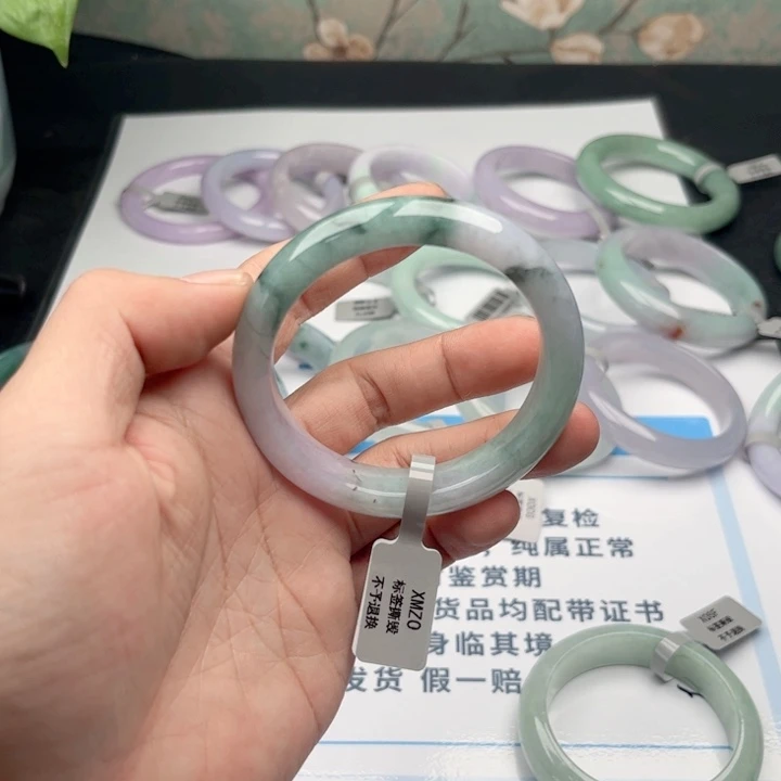 未镶嵌手镯翡翠5556 69