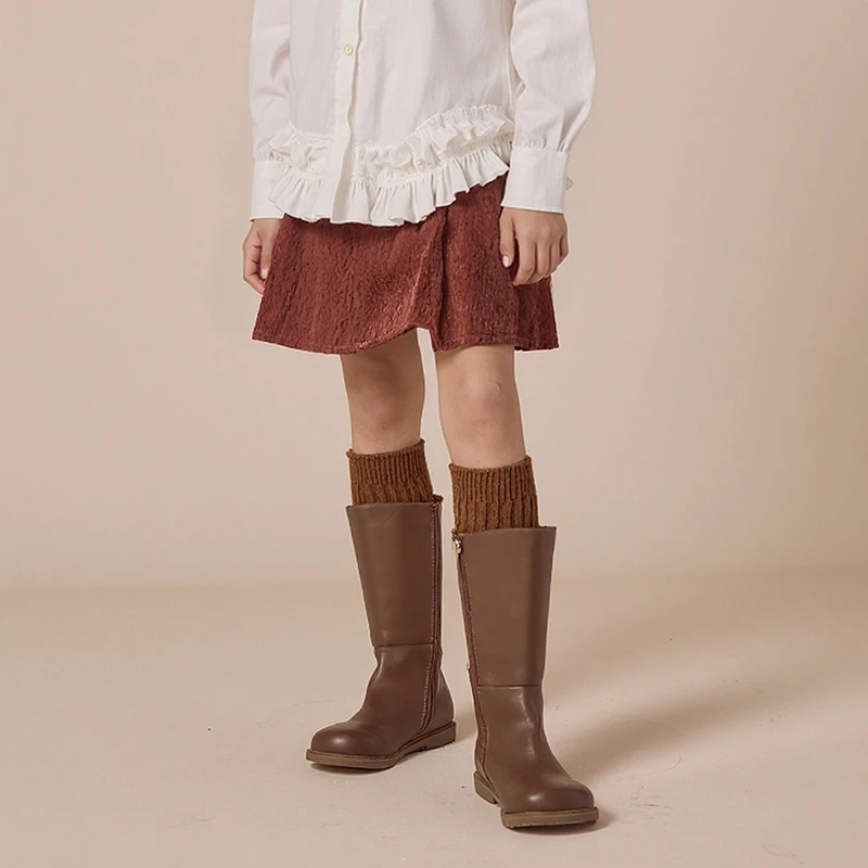 [商场同款]EP雅莹童装2025秋女童新款时尚简约宽松休闲裤短裤