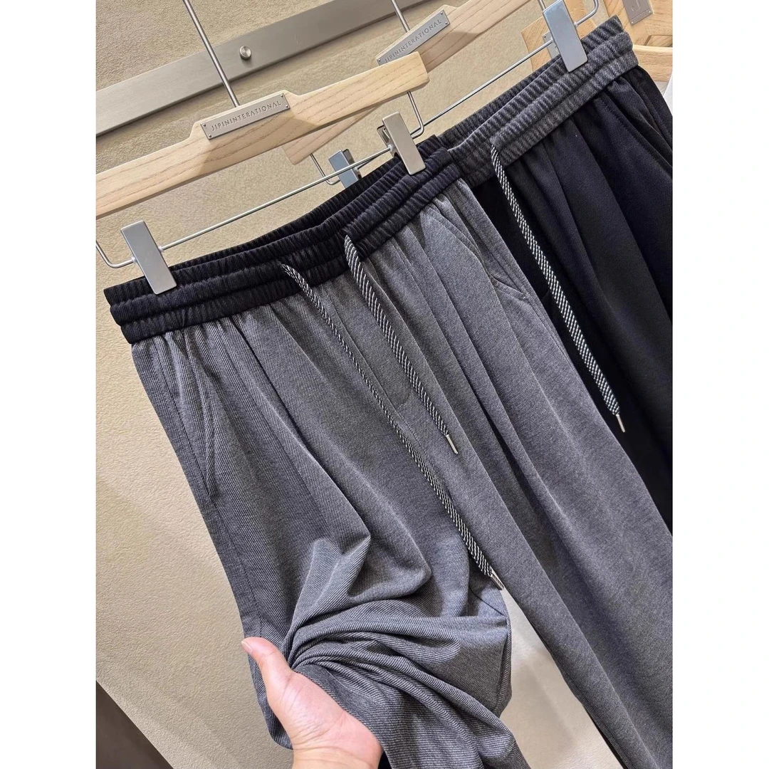 铜氨天丝质感！老钱风松弛感！超舒适！薄款阔腿男士山本裤休闲裤