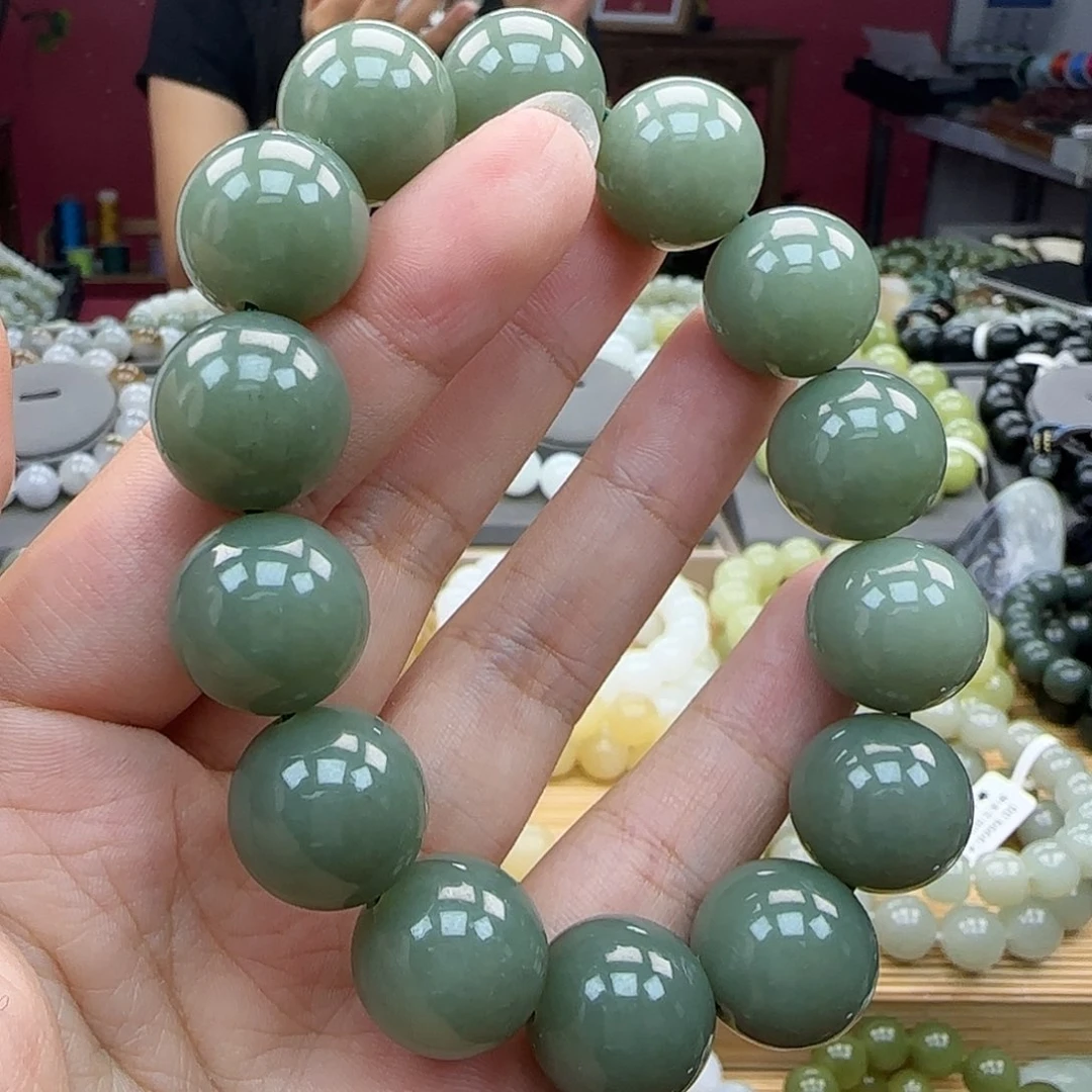 手串未镶嵌和田玉新疆且末蓝16