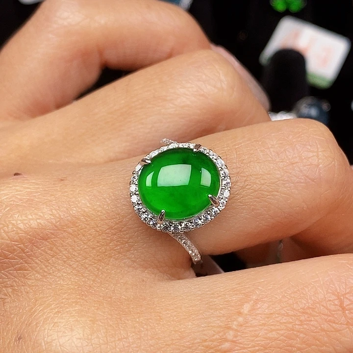 翡翠戒指未镶嵌戒指