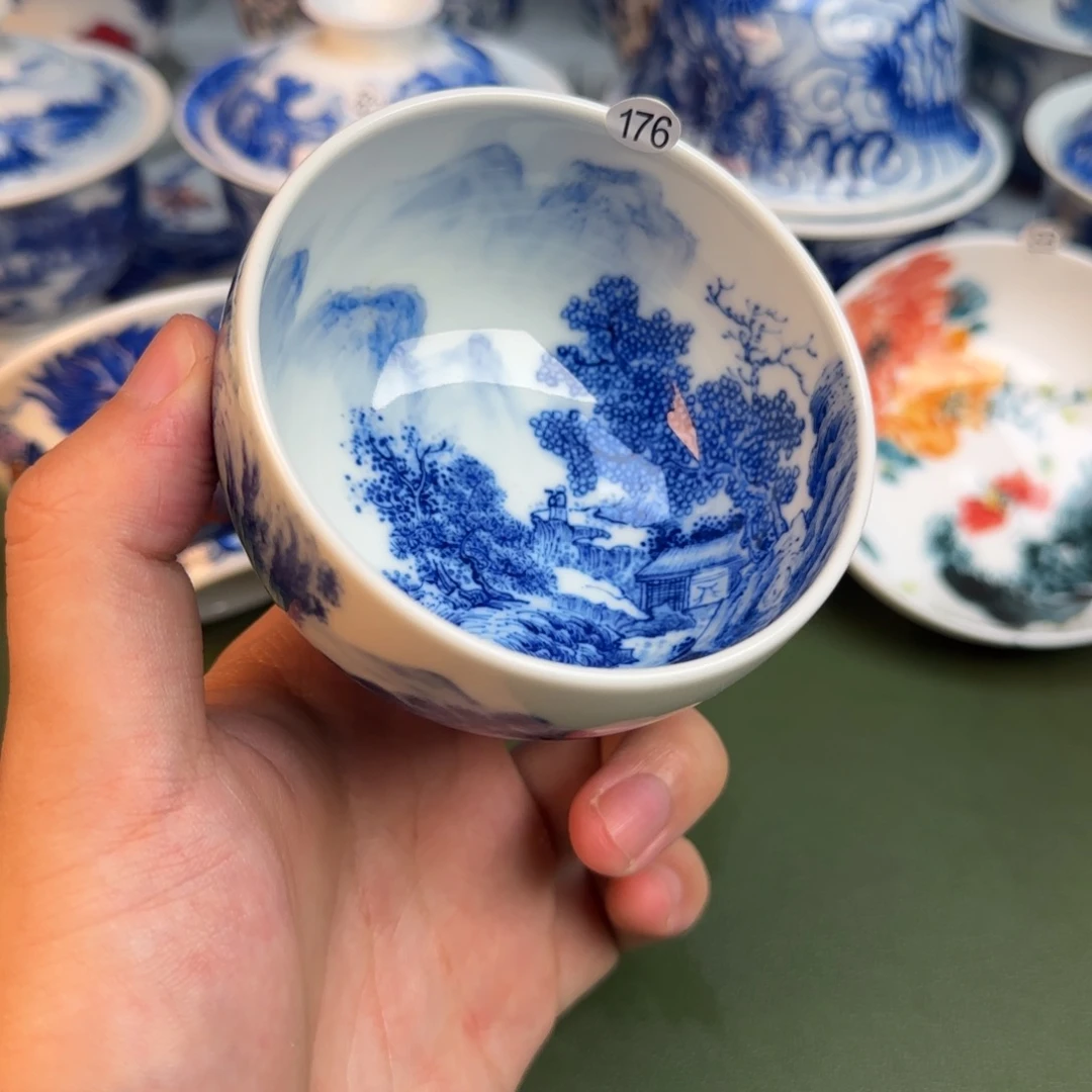 彦祖纯手工手绘茶具176