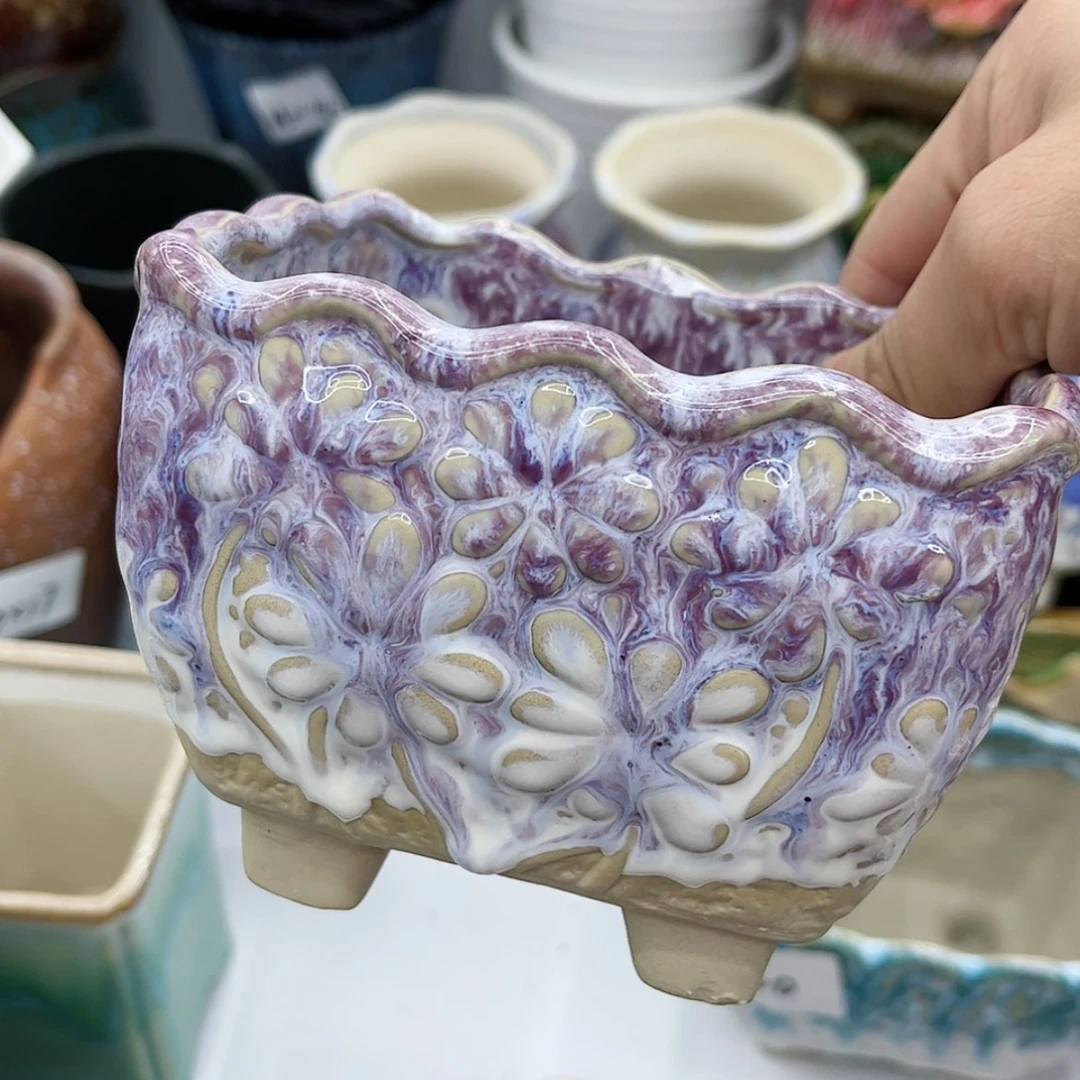【闪购商品】陶瓷多肉绿植陶瓷花盆