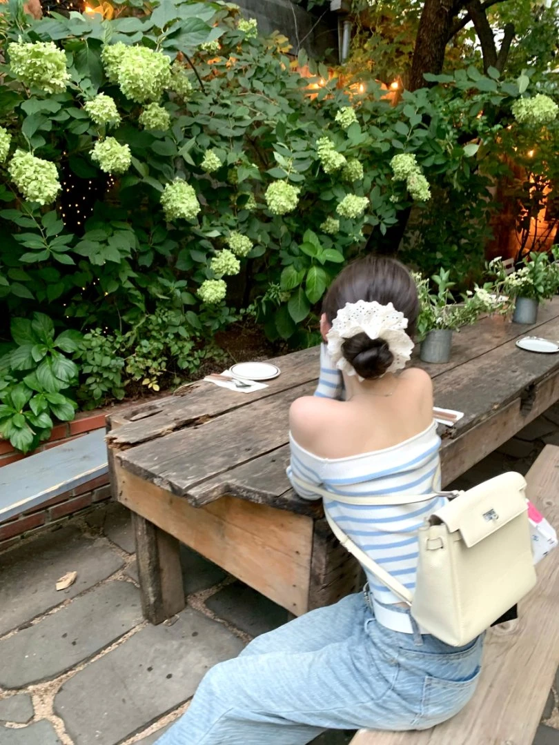 温柔白月光 氛围感配饰 发圈