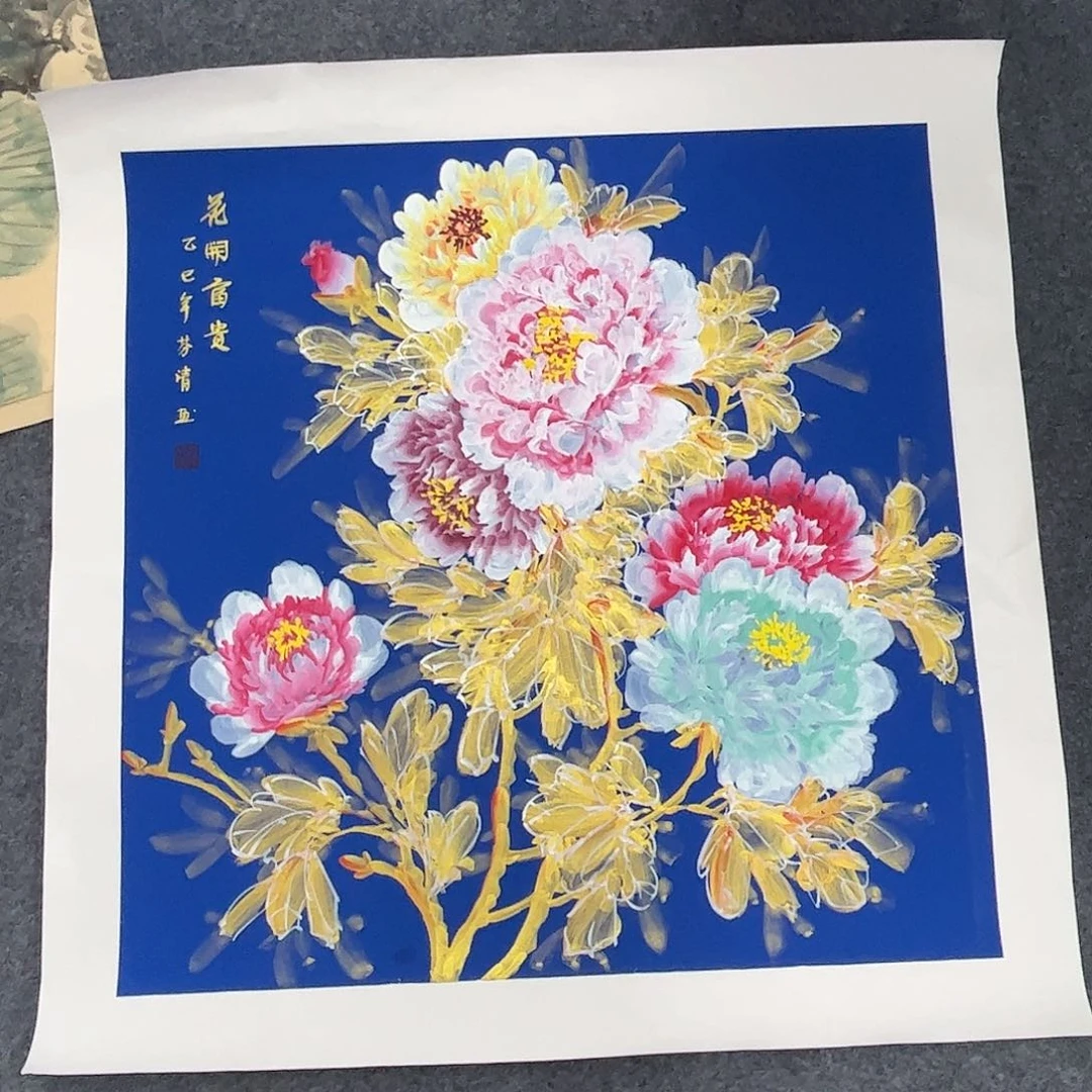 国画国画纯手绘作品