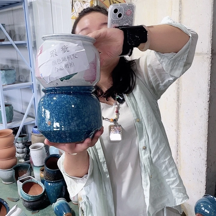15/14红陶瑕疵两个