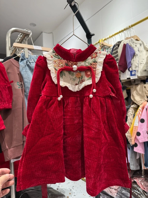 33870春秋新款小童连衣裙