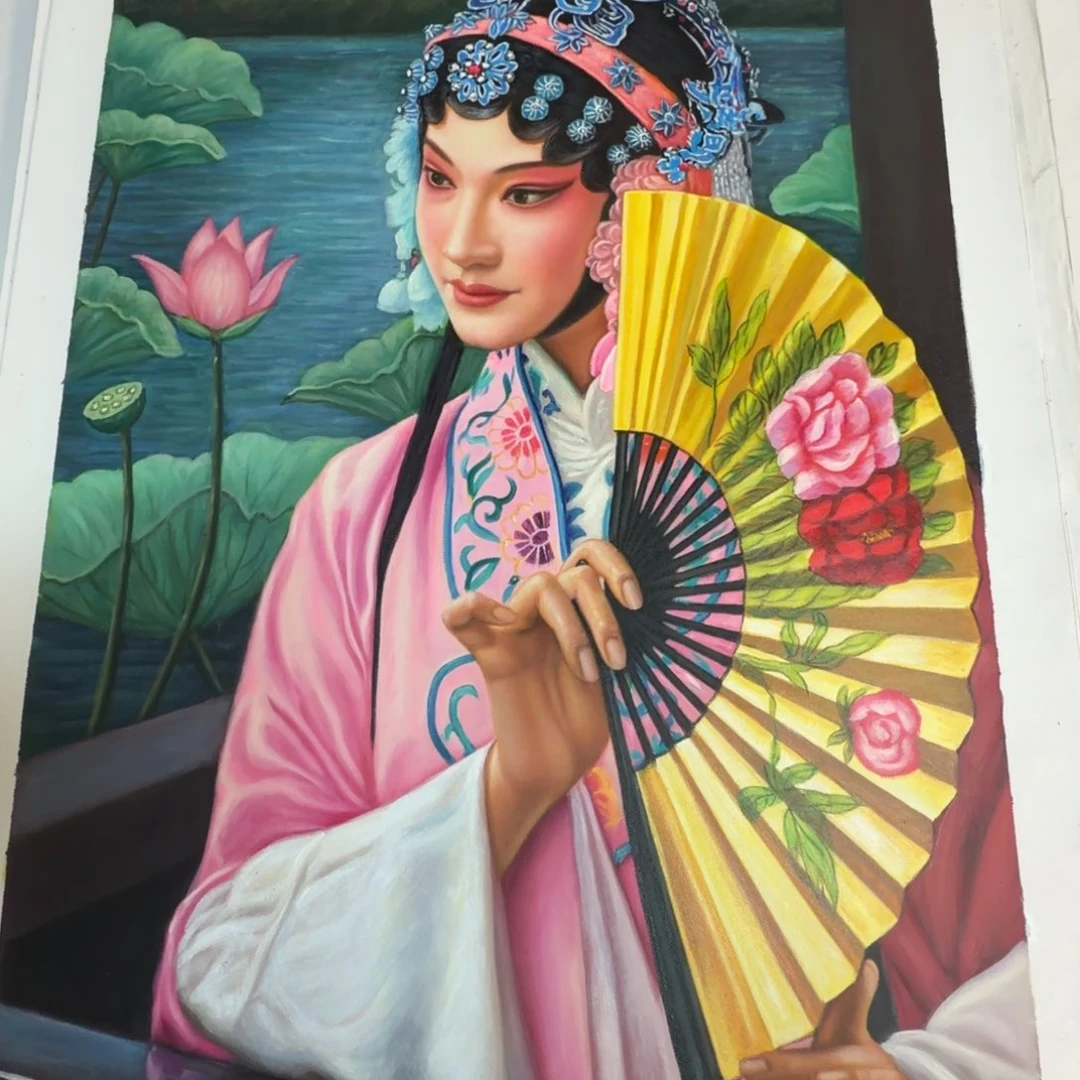 油画加油加油努力加油努力