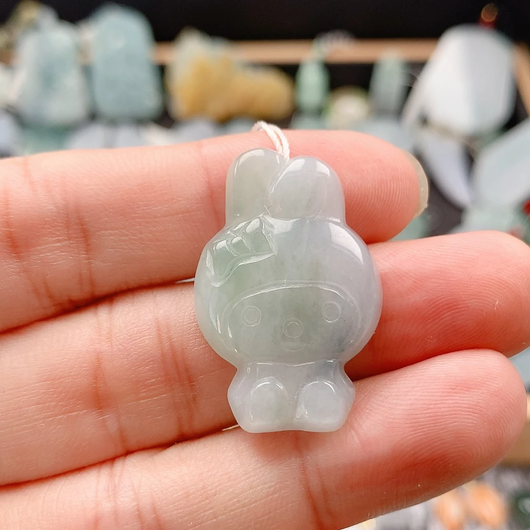 翡翠未镶嵌吊坠(不含链)2美乐蒂
