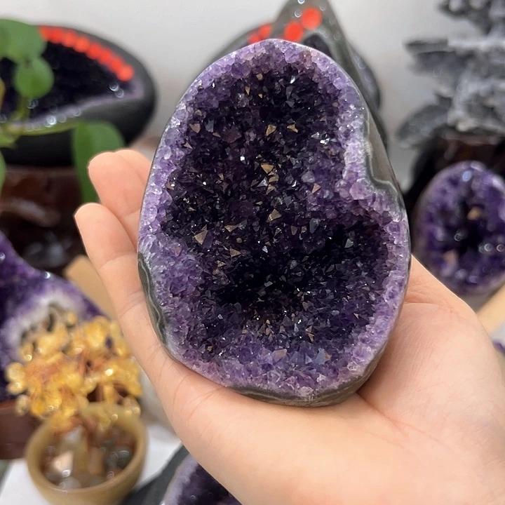 珠宝半成品未镶嵌紫晶