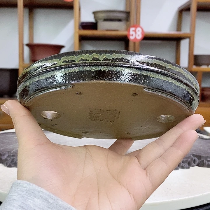 紫砂花盆瑕疵2.5-15-12。。。