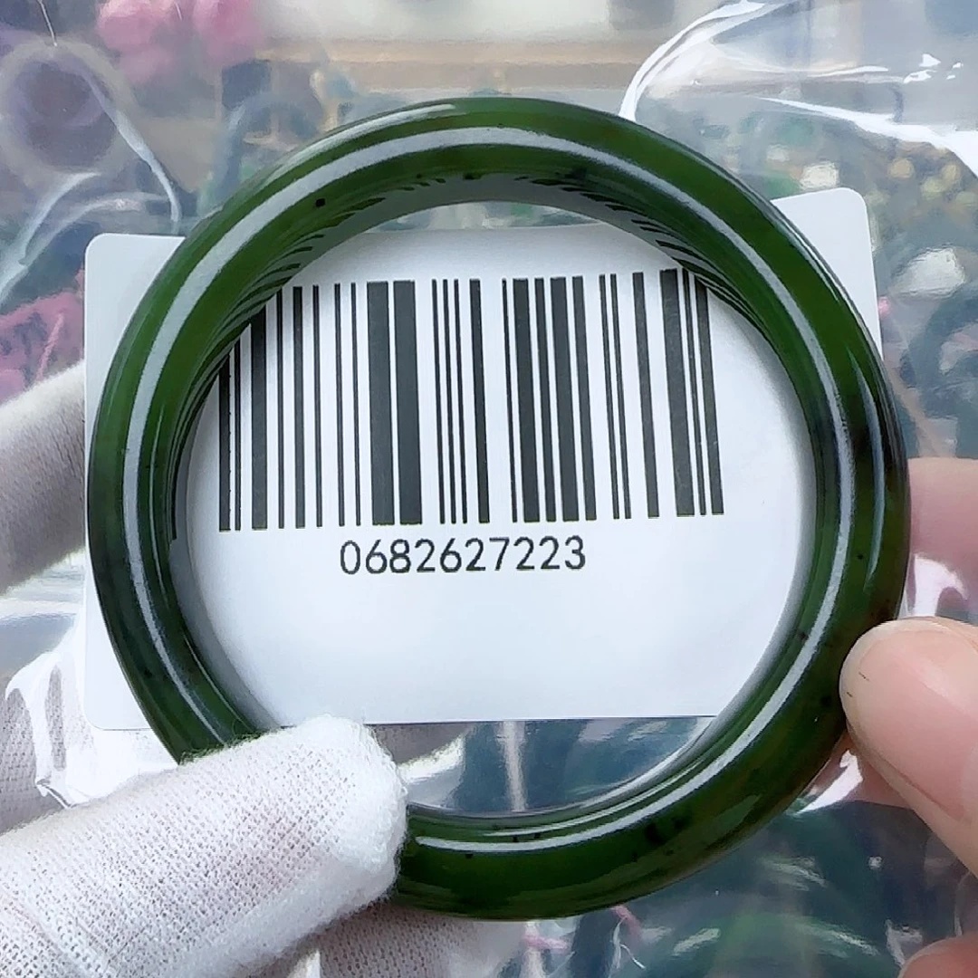 和田玉（碧玉）手镯未镶嵌5859