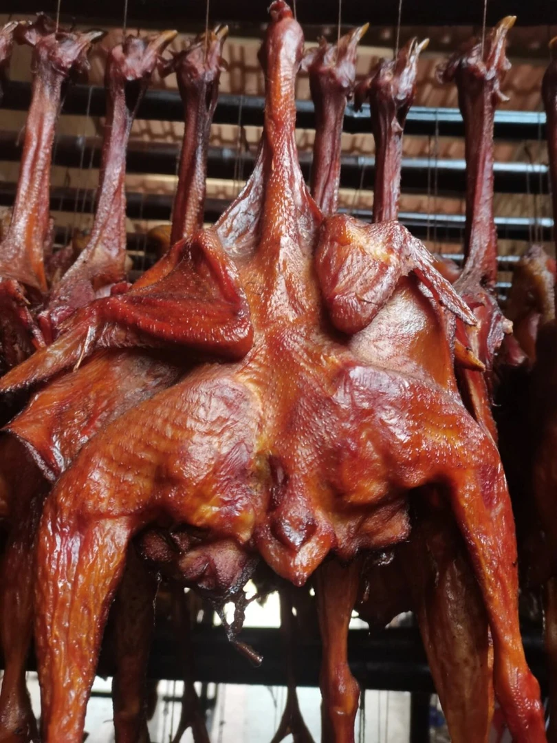 【腊鸡】湖南古法腌制烟熏腊鸭直播现称