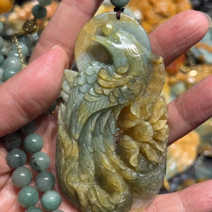 岫玉未镶嵌岫玉吊坠