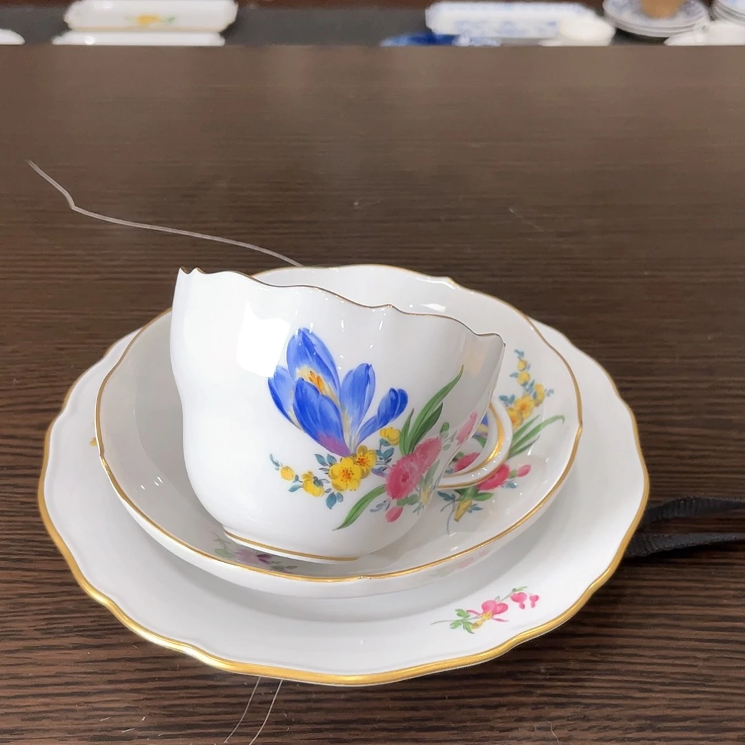 瓷片中古一等咖啡杯