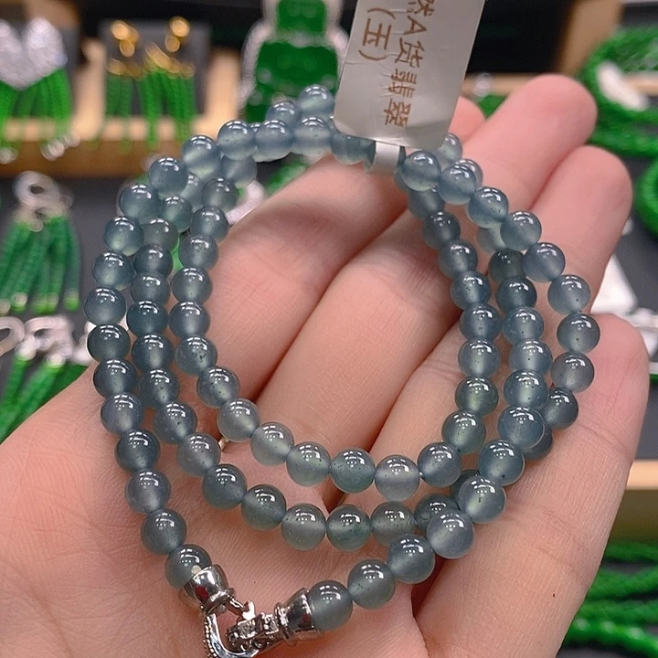 颈饰未镶嵌翡翠翡翠项链