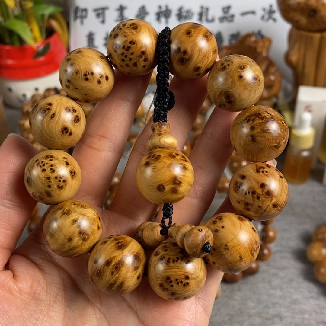 柏木（崖柏）手串/手链北太行高崖陈化瘤疤20