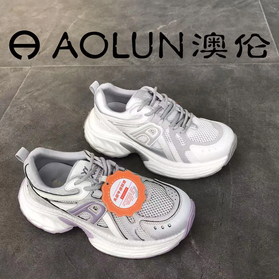R11528153-9澳伦春夏新款2025时尚百搭厚底单网透气运动老爹鞋女