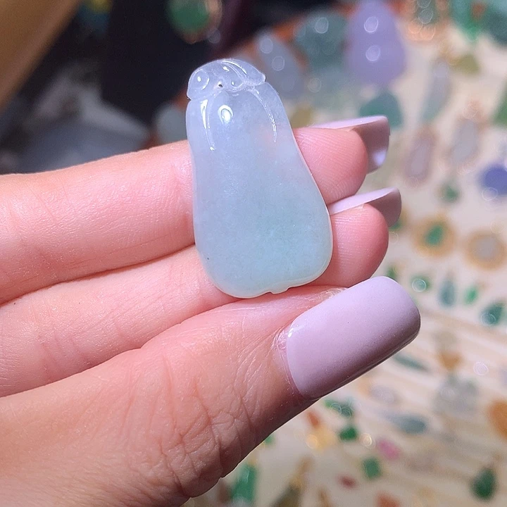 颈饰未镶嵌翡翠冰福瓜